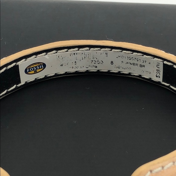 Fossil Leather Cuff - Picture 3 of 5